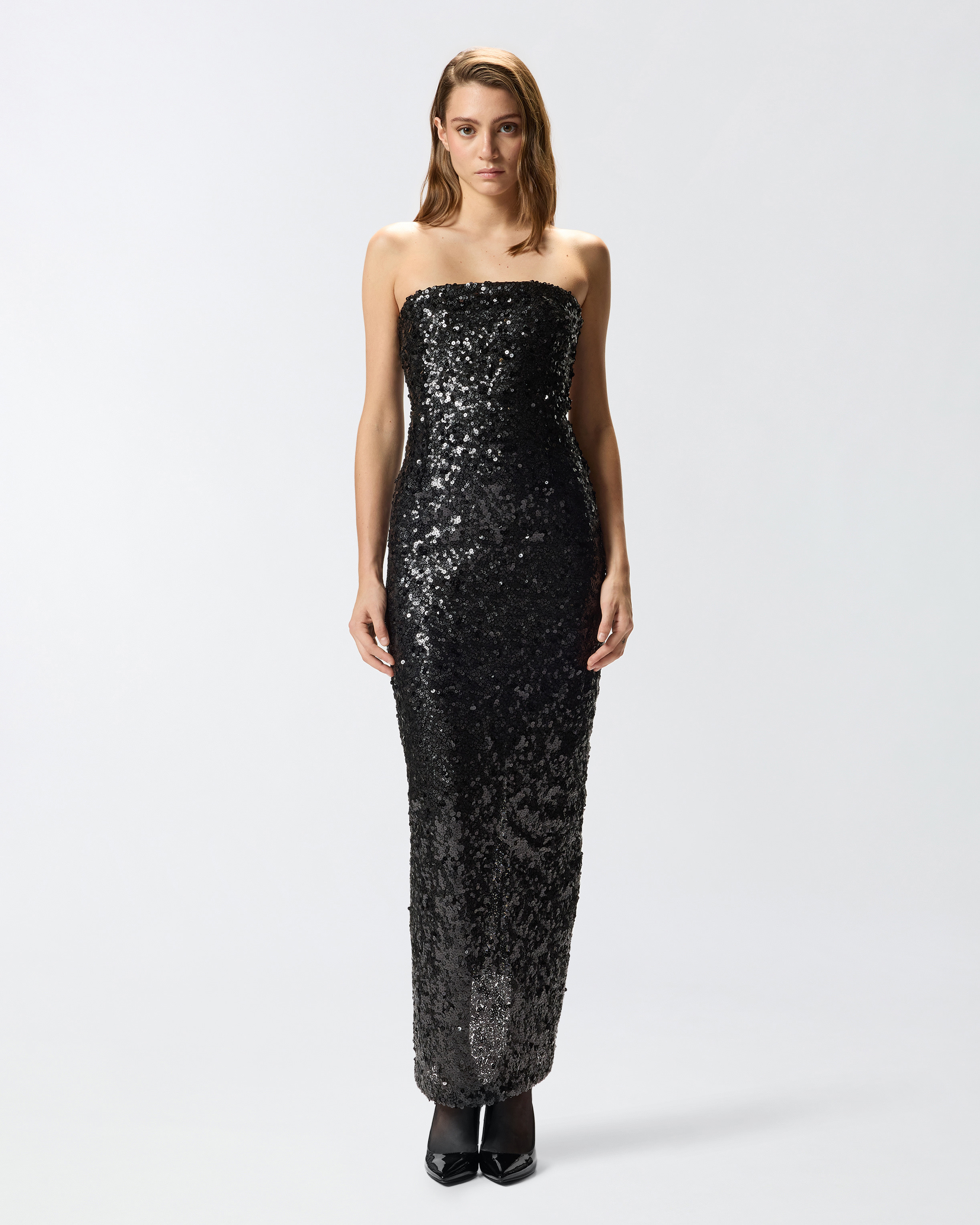 LONG DRESS WITH SEQUINS - 2