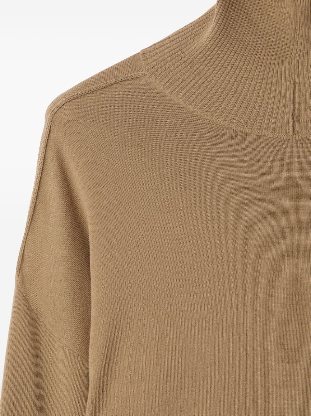 roll-neck wool jumper - 6