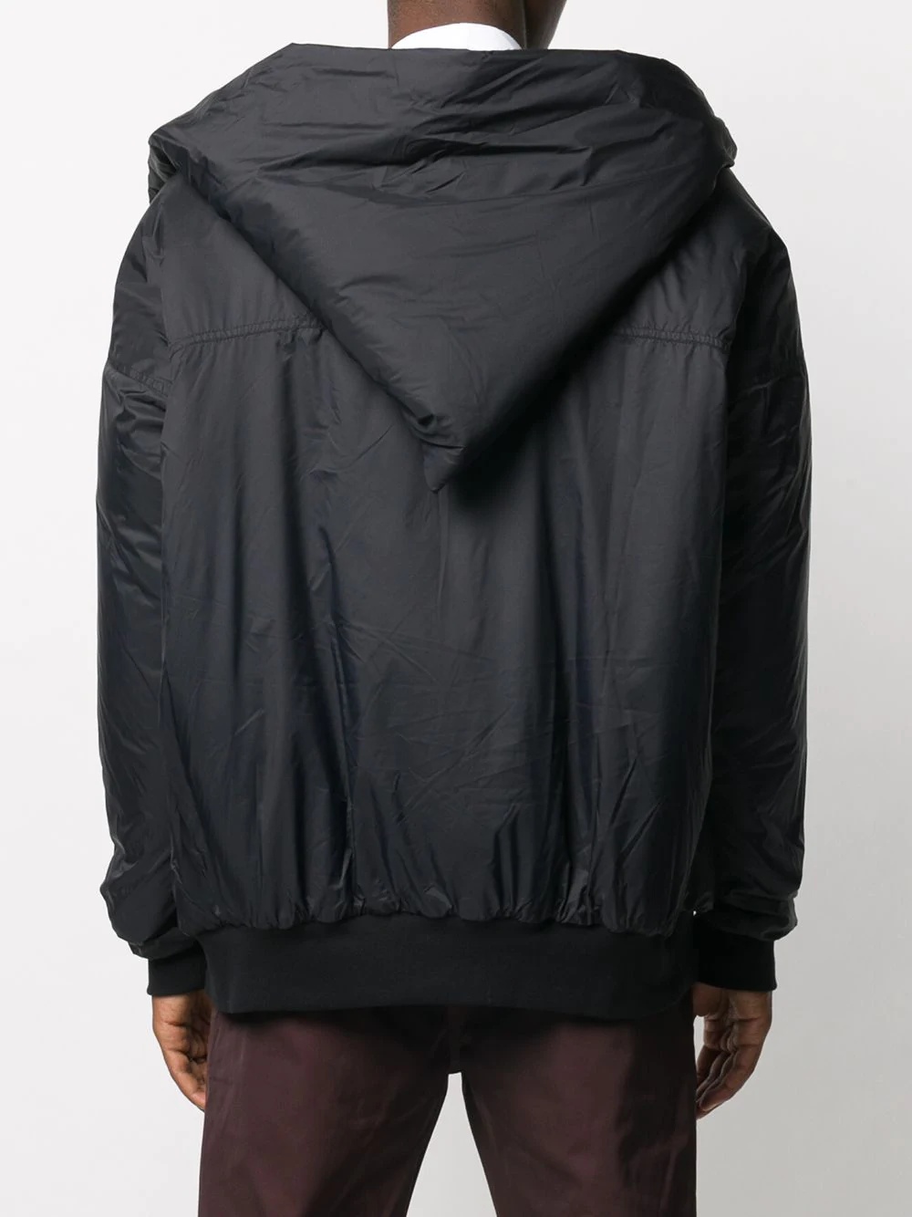 long-sleeve padded coat - 4