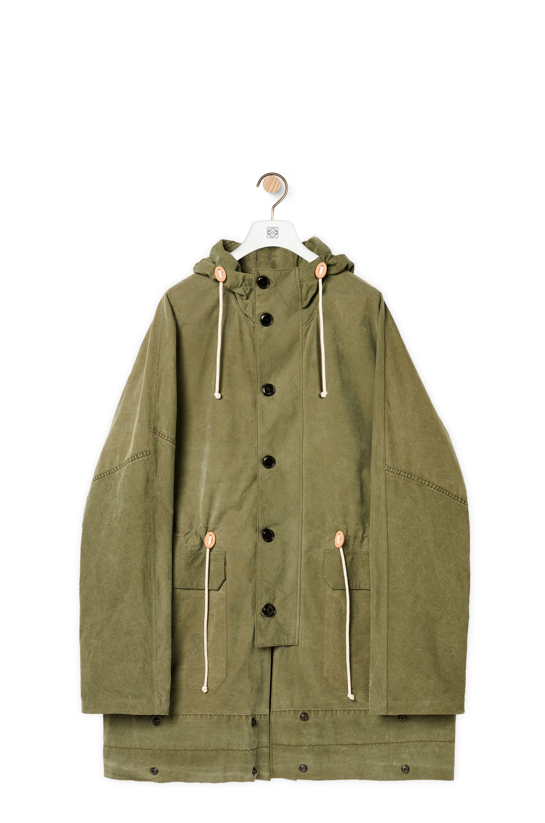 Military tent parka in cotton - 1