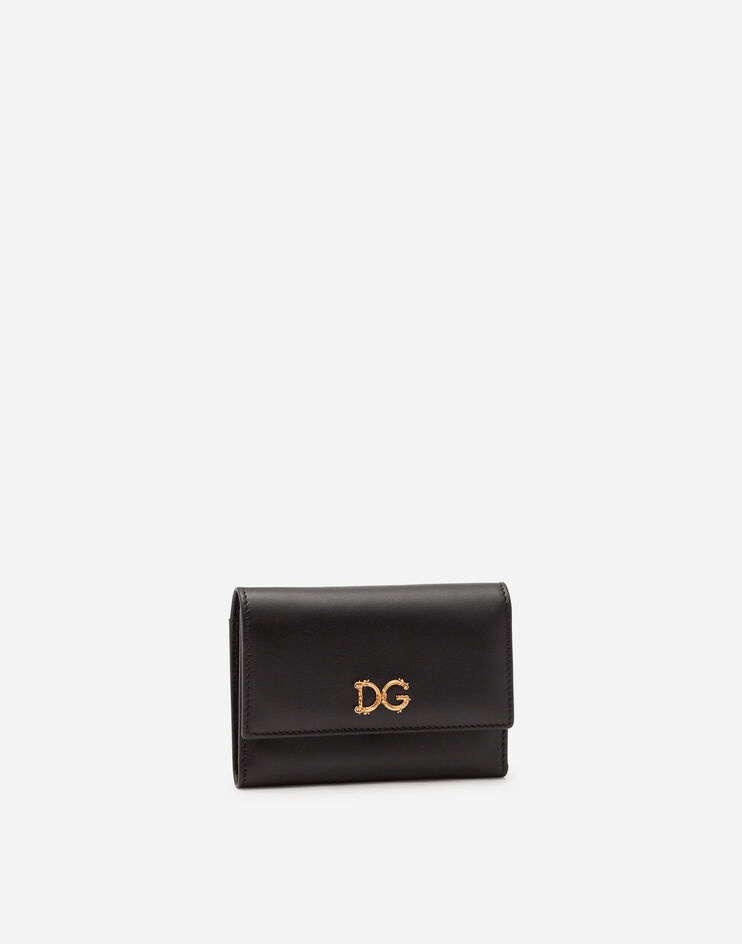 Small calfskin continental wallet with baroque D&G - 2