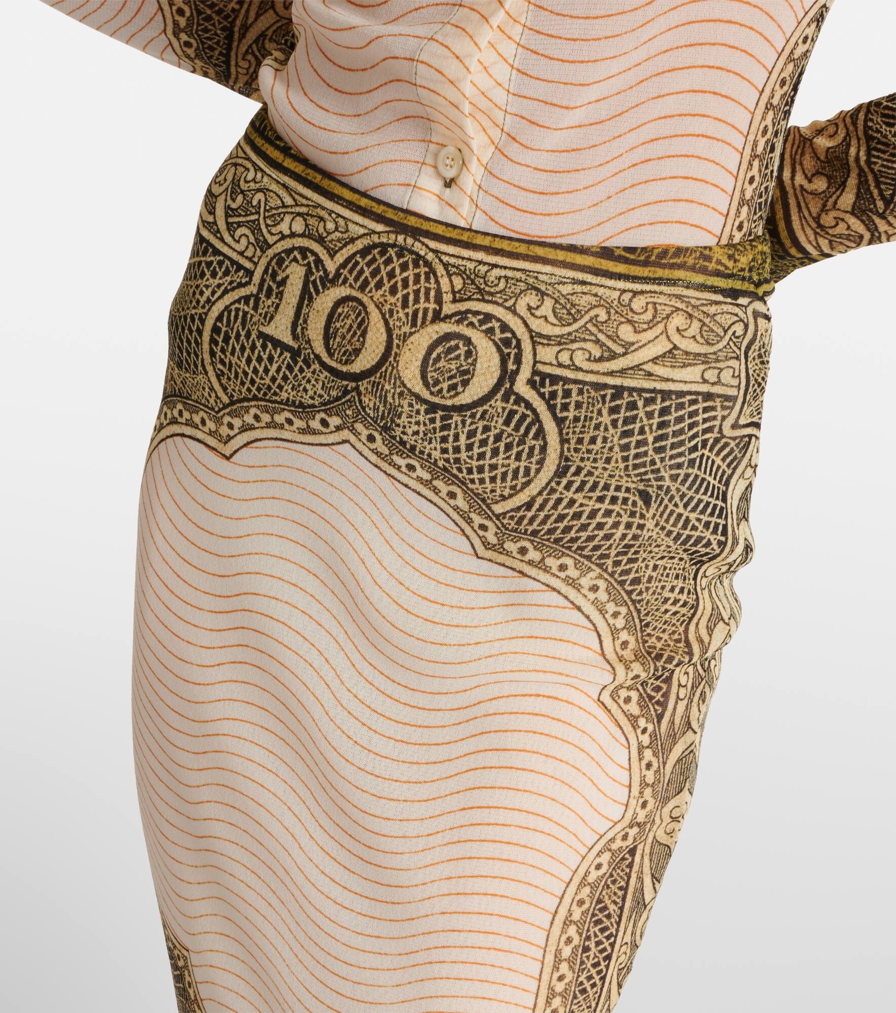 Printed maxi skirt - 4