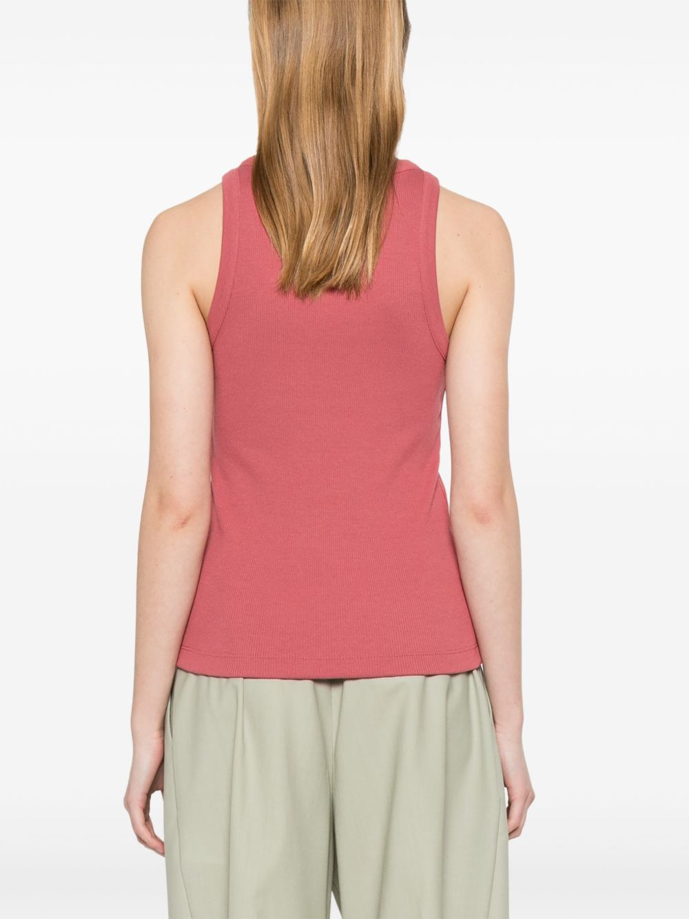 ribbed scoop-neck tank top - 4