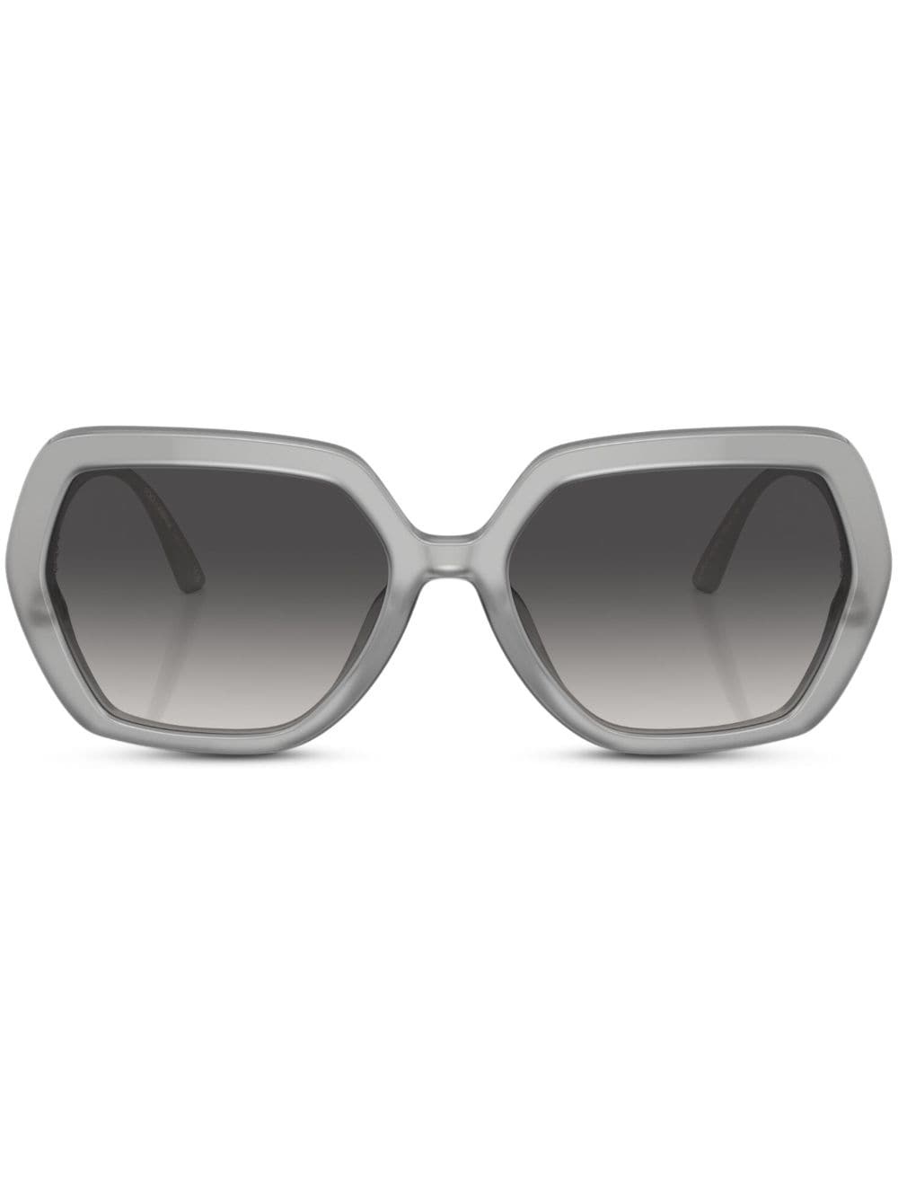 Crystal oversize-frame sunglasses - 1