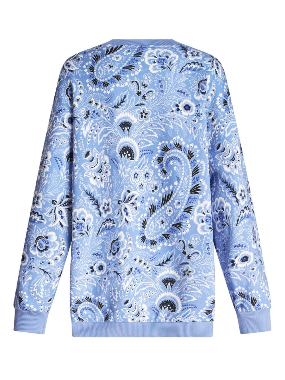 bandana-print cotton sweatshirt - 7