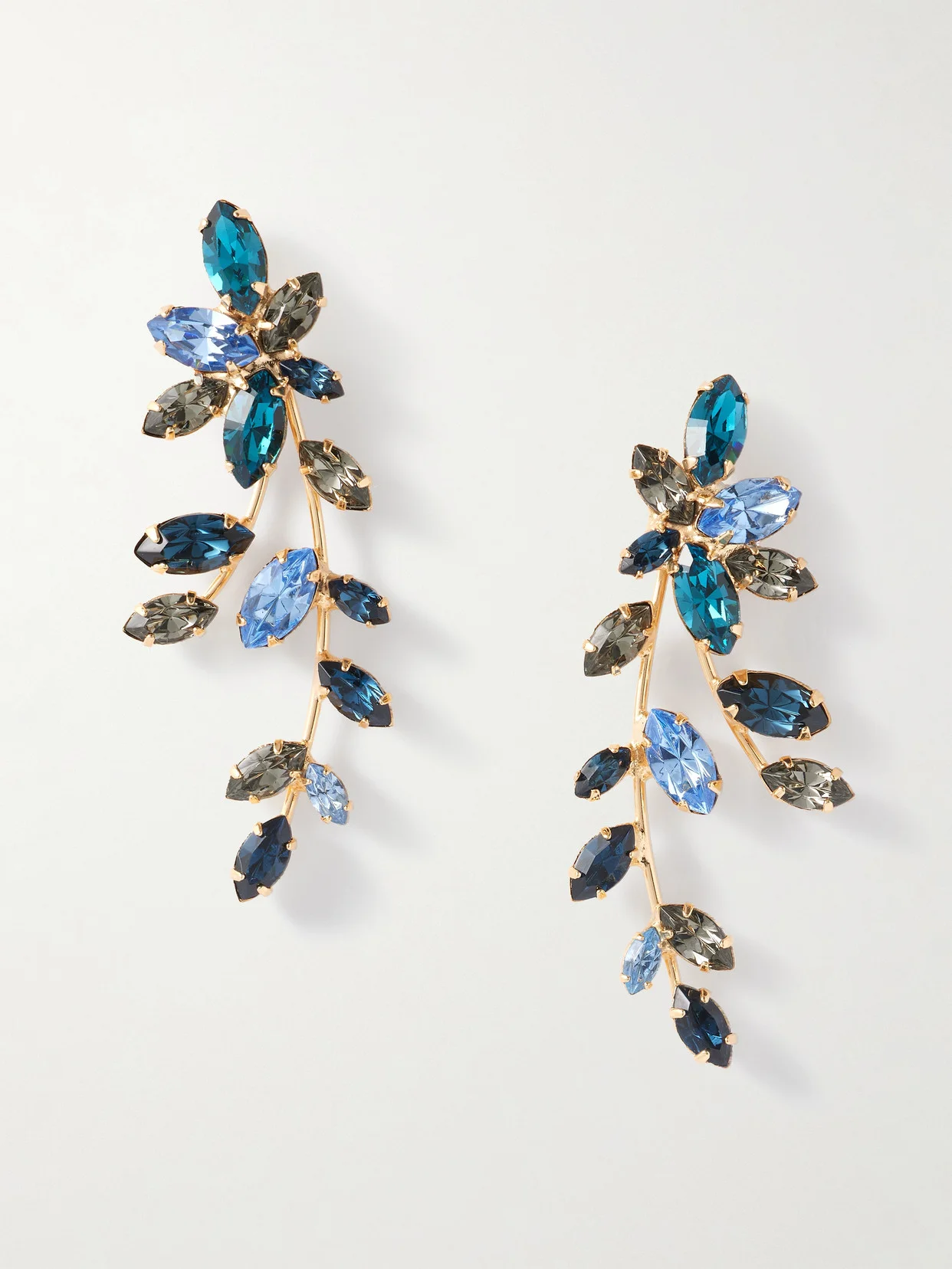 Aspyn Gold-tone Crystal Earrings - 1