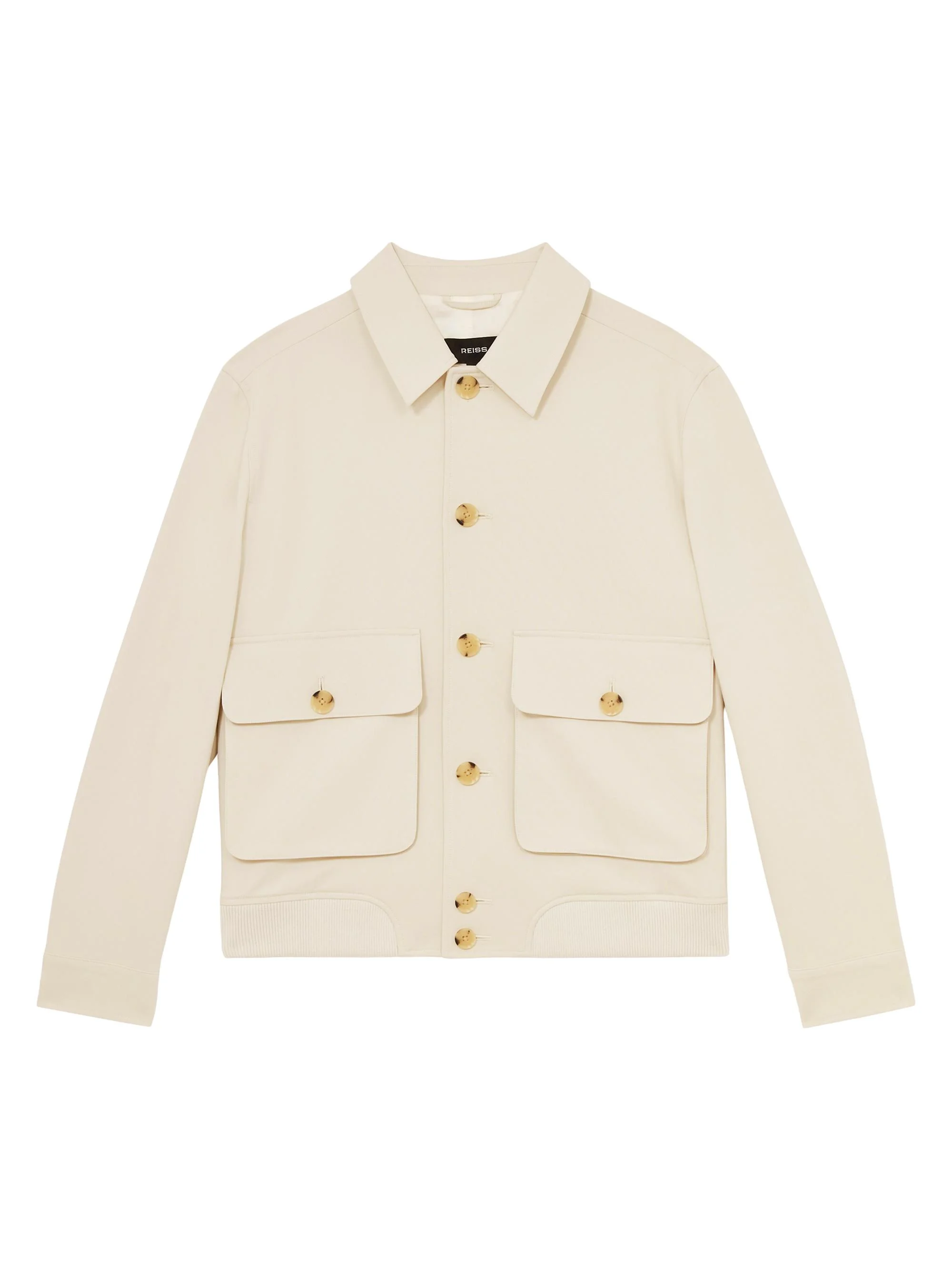 Men's Barry Short Jersey Jacket - Light Stone - 1