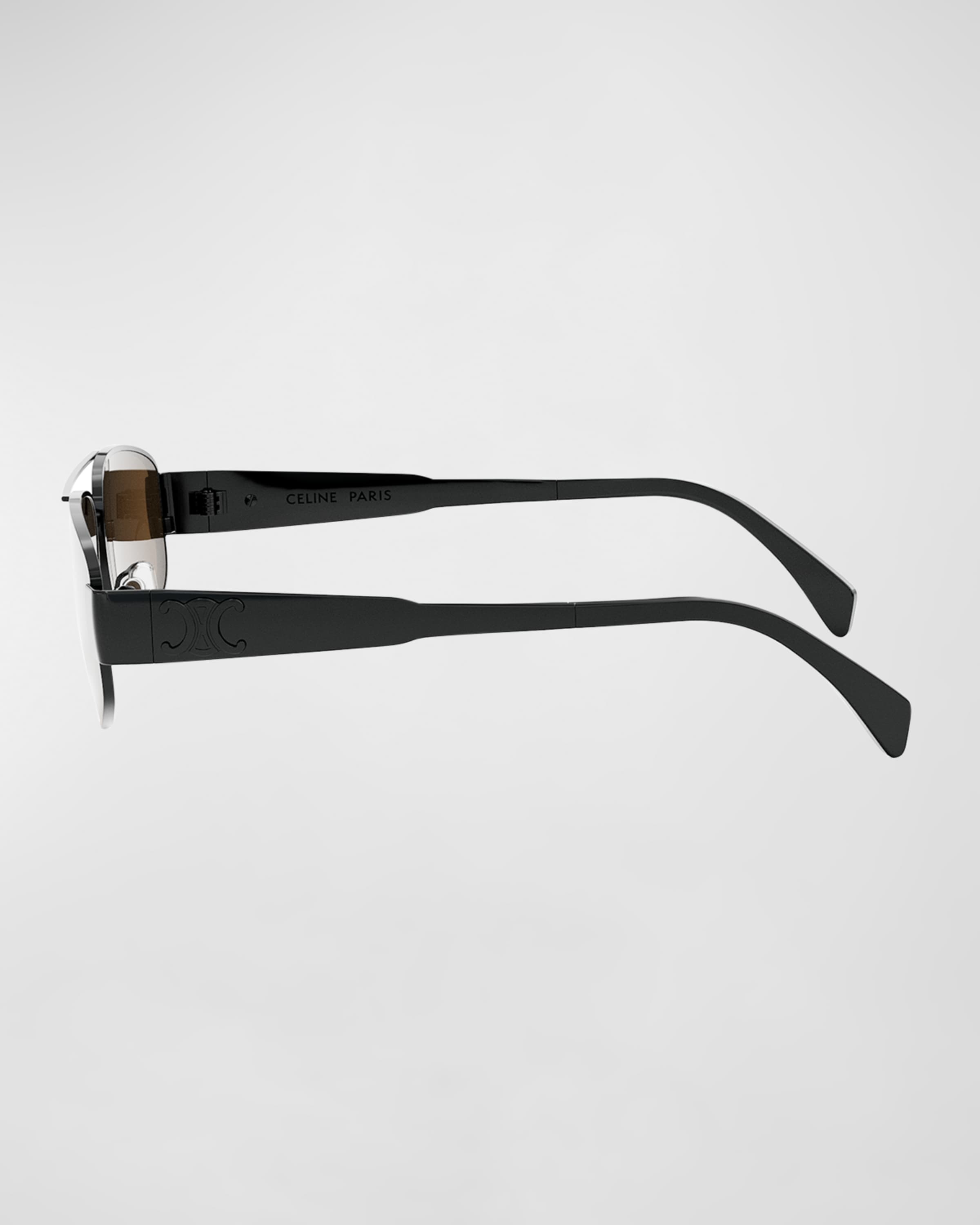 Men's Triomphe Pilot Metal Sunglasses - 3