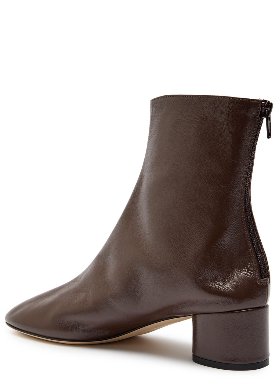 Dear Frances Harlie 45 Glossed Leather Ankle Boots - 2