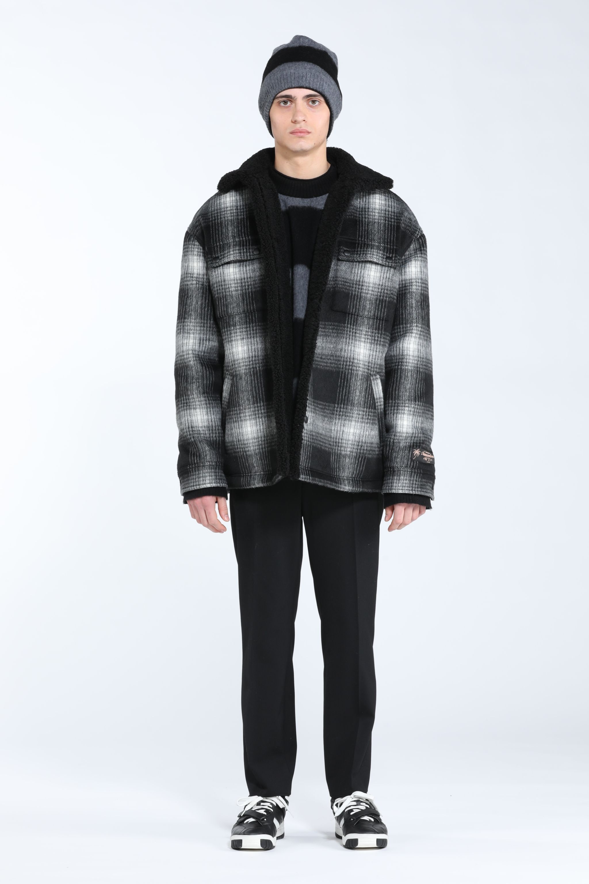 STRIPED WOOL SWEATER - 4