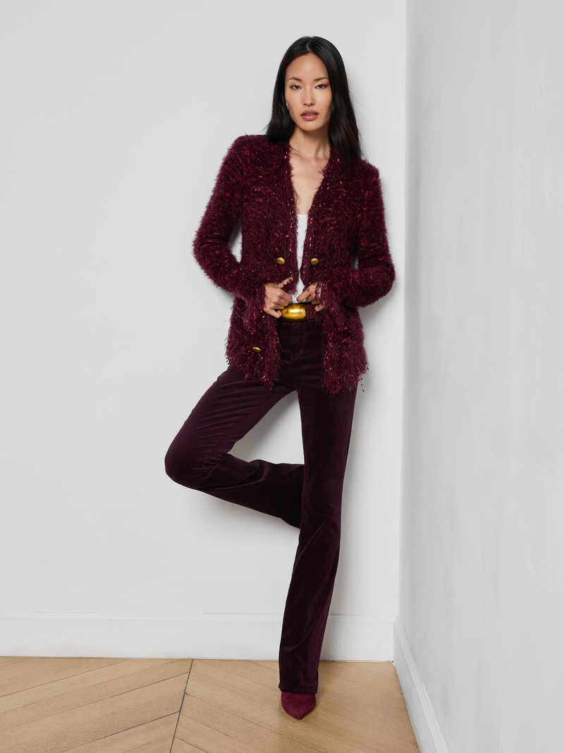 Azure Fringe Cardigan Blazer 7