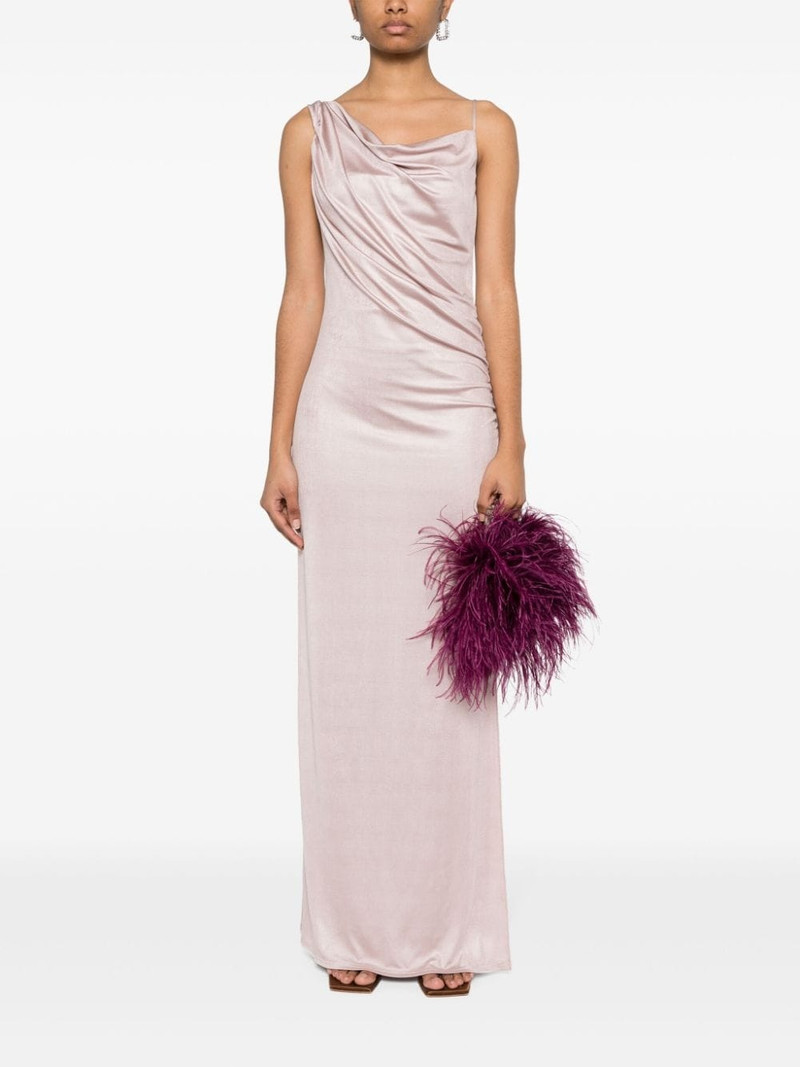 THE MANNEI Re24 draped maxi dress outlook