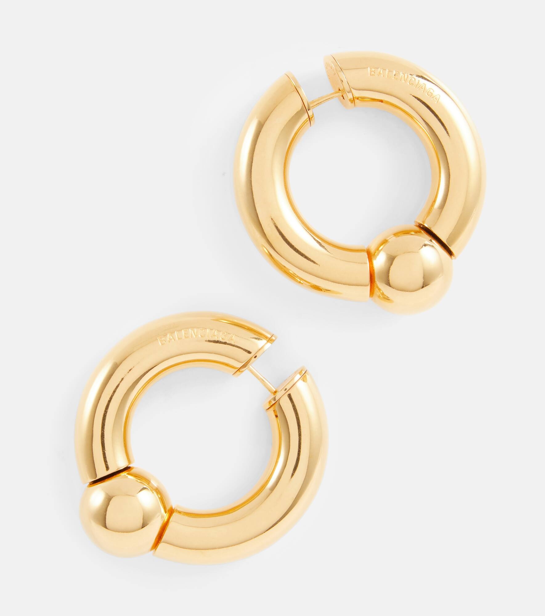 Mega hoop earrings - 4