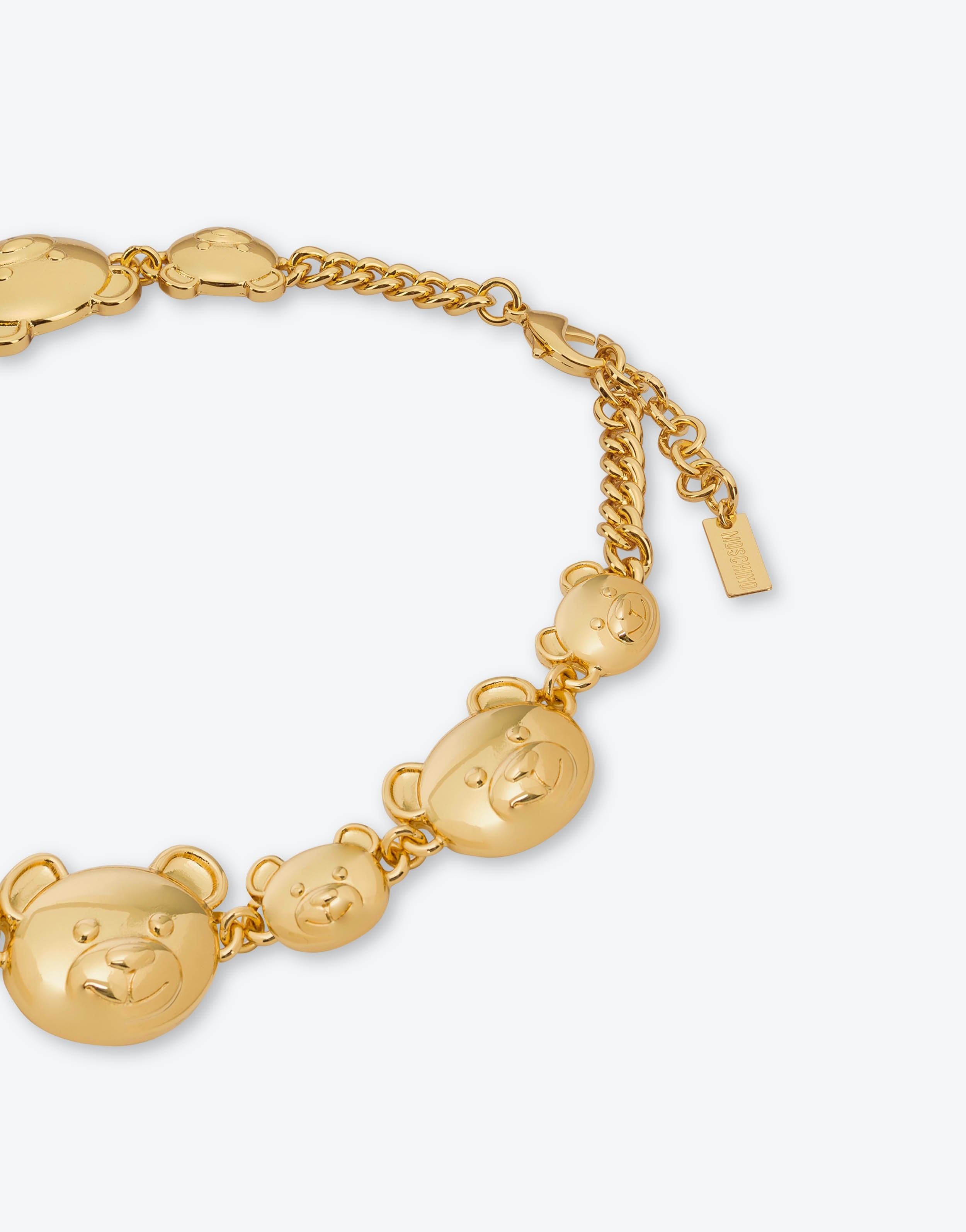 MOSCHINO TEDDY BEAR CHOKER NECKLACE. - 2