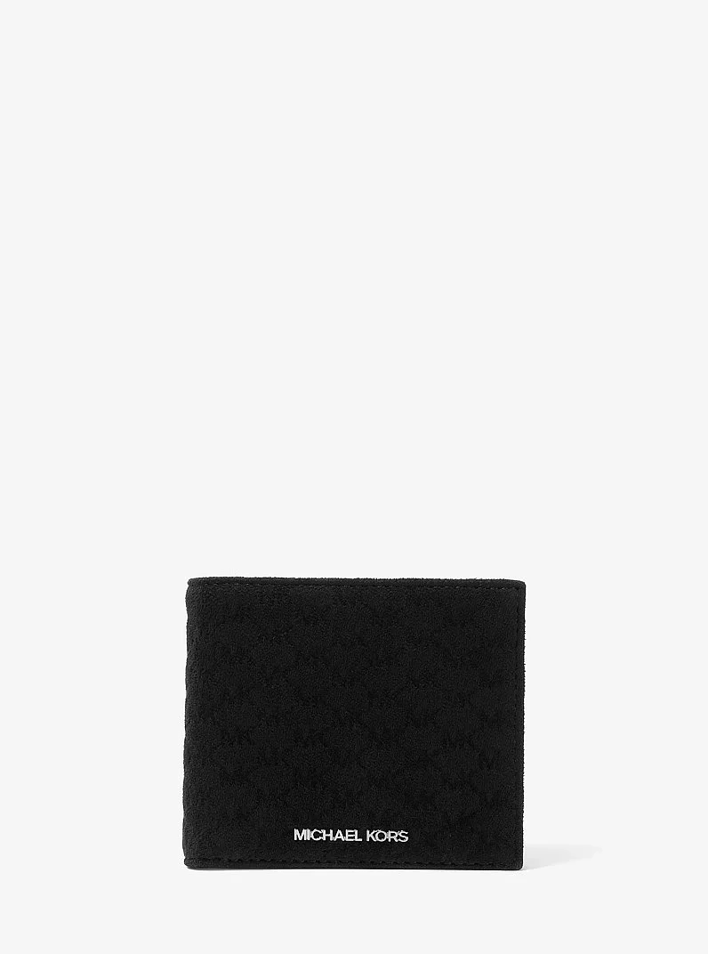 Cooper Logo Debossed Polyester Microsuede Wallet - 1