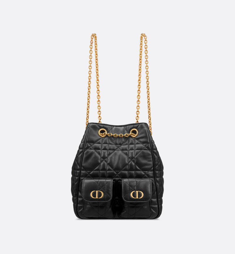 Medium Dior Caro Multicarry Backpack with Chain 1