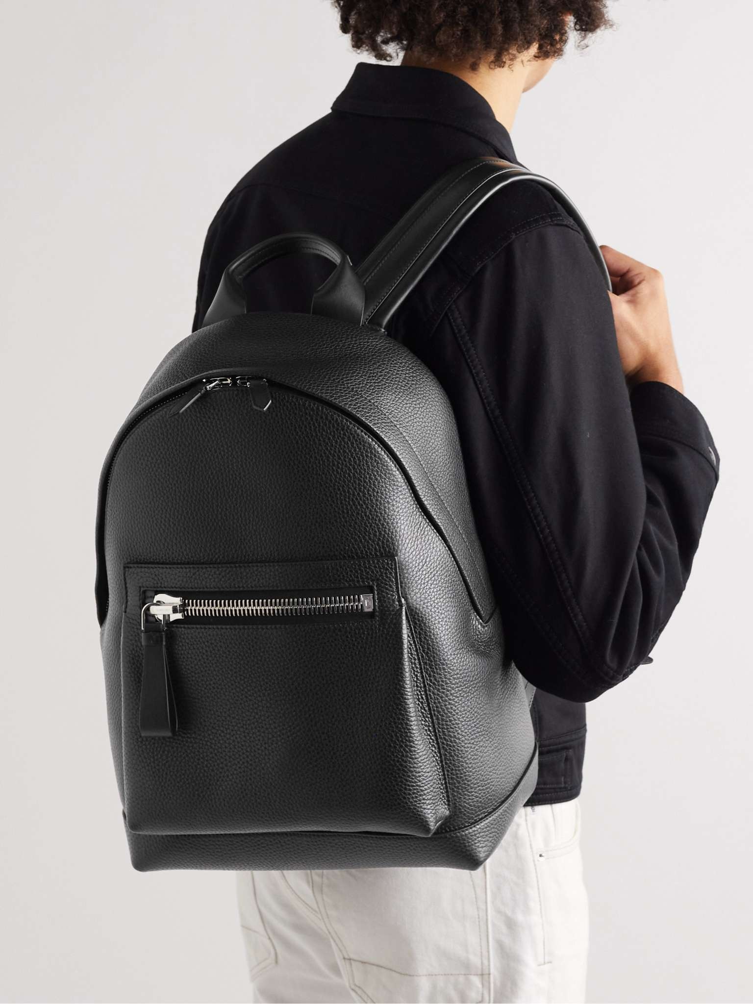 Full-Grain Leather Backpack - 2
