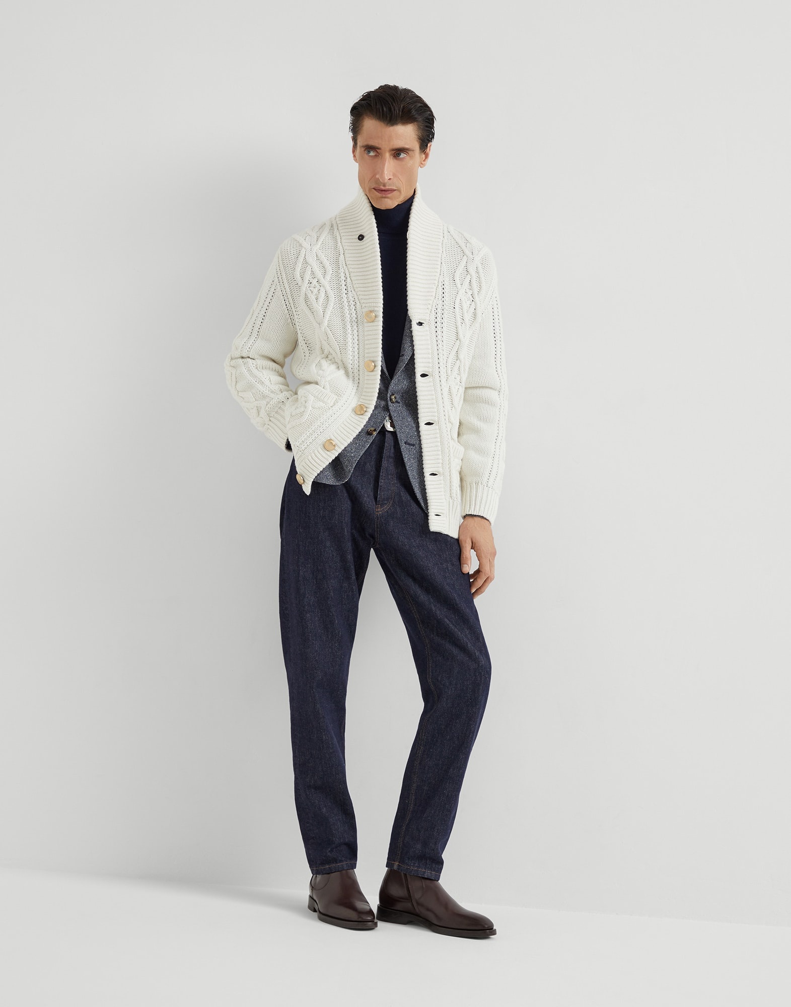 Cashmere turtleneck sweater - 5
