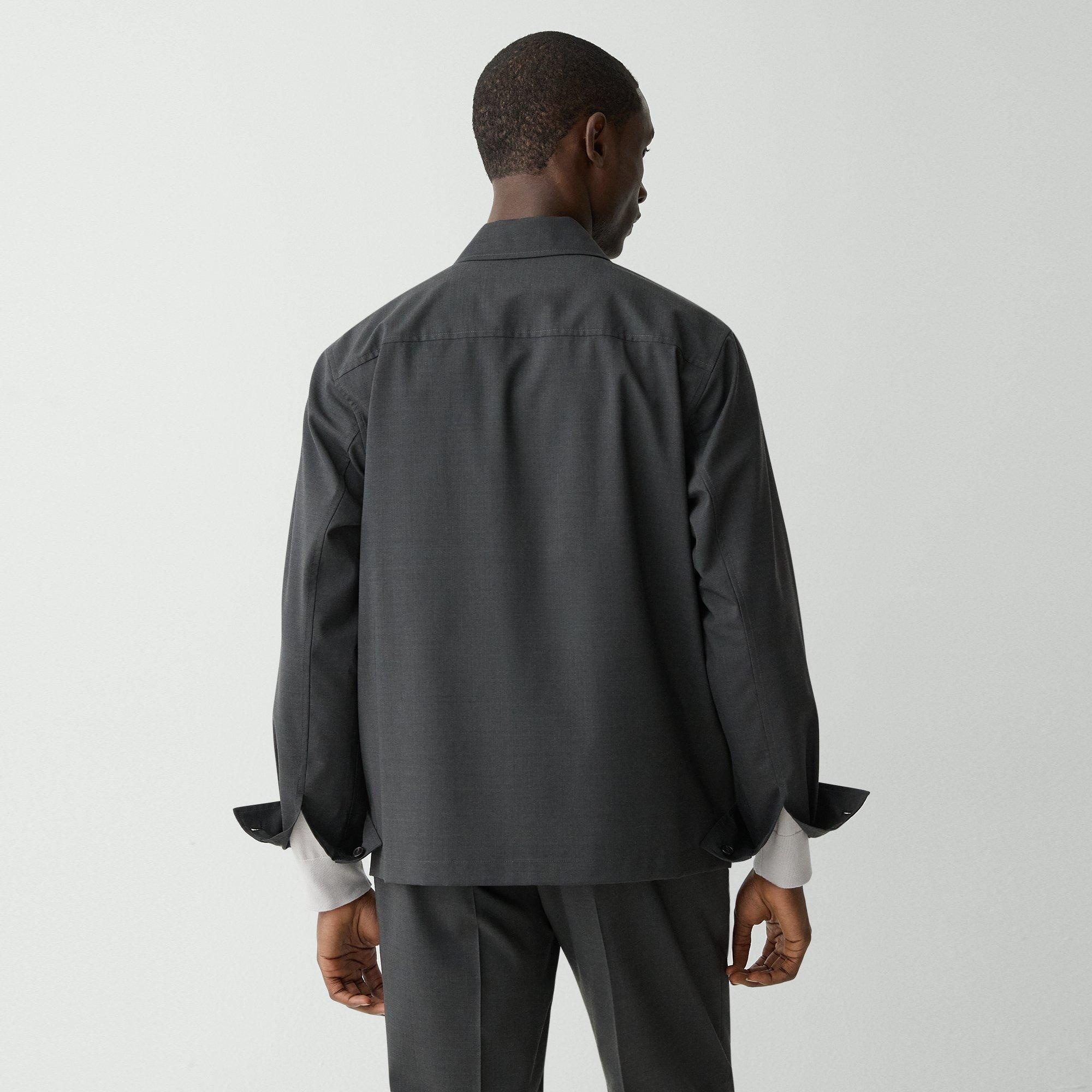 Shirt Jacket in Motion Wool - 4