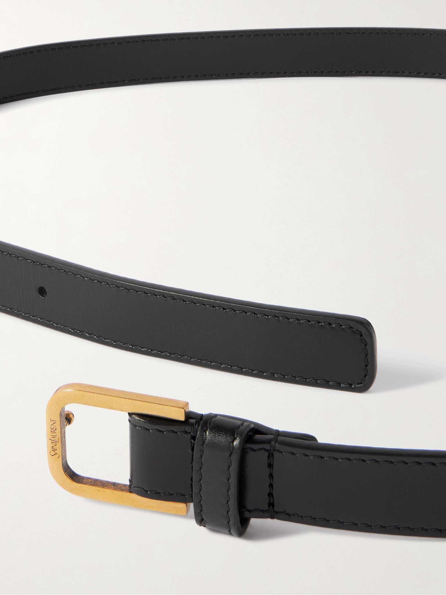 【送料&関税込】Saint Laurent Reversible Leather Belt SAINT LAURENT Leather Belt | mrporter | REVERSIBLE