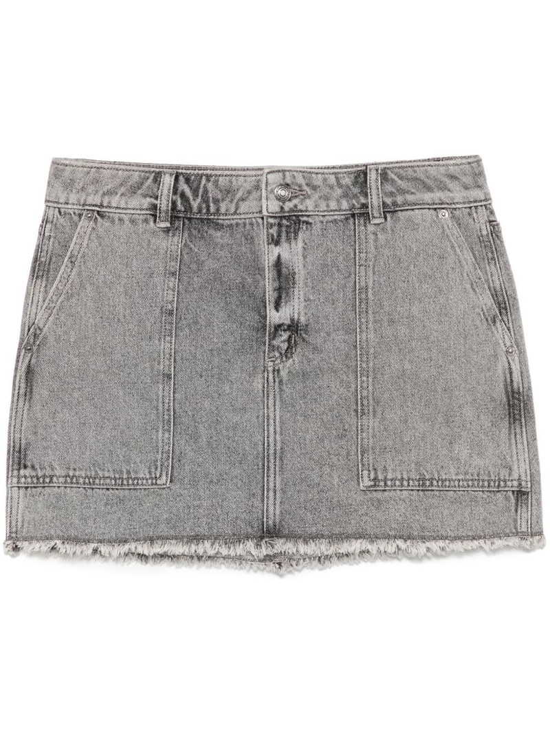 denim mini skirt 1