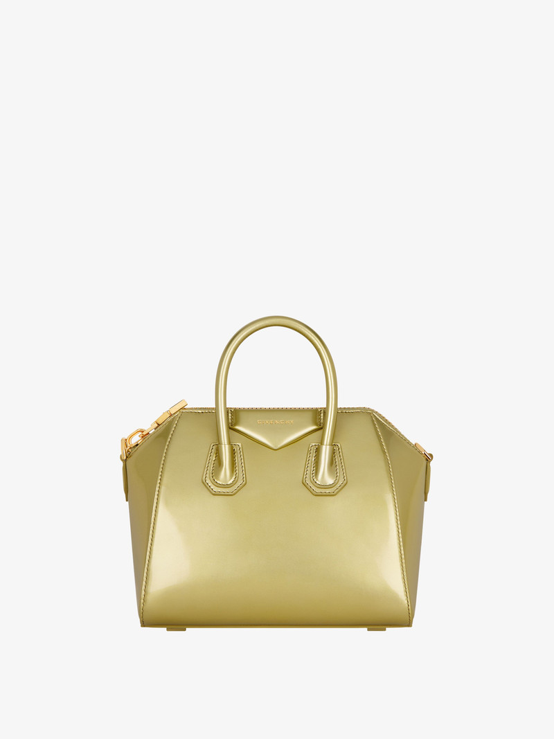 MINI ANTIGONA BAG IN PATENT EFFECT LEATHER 1