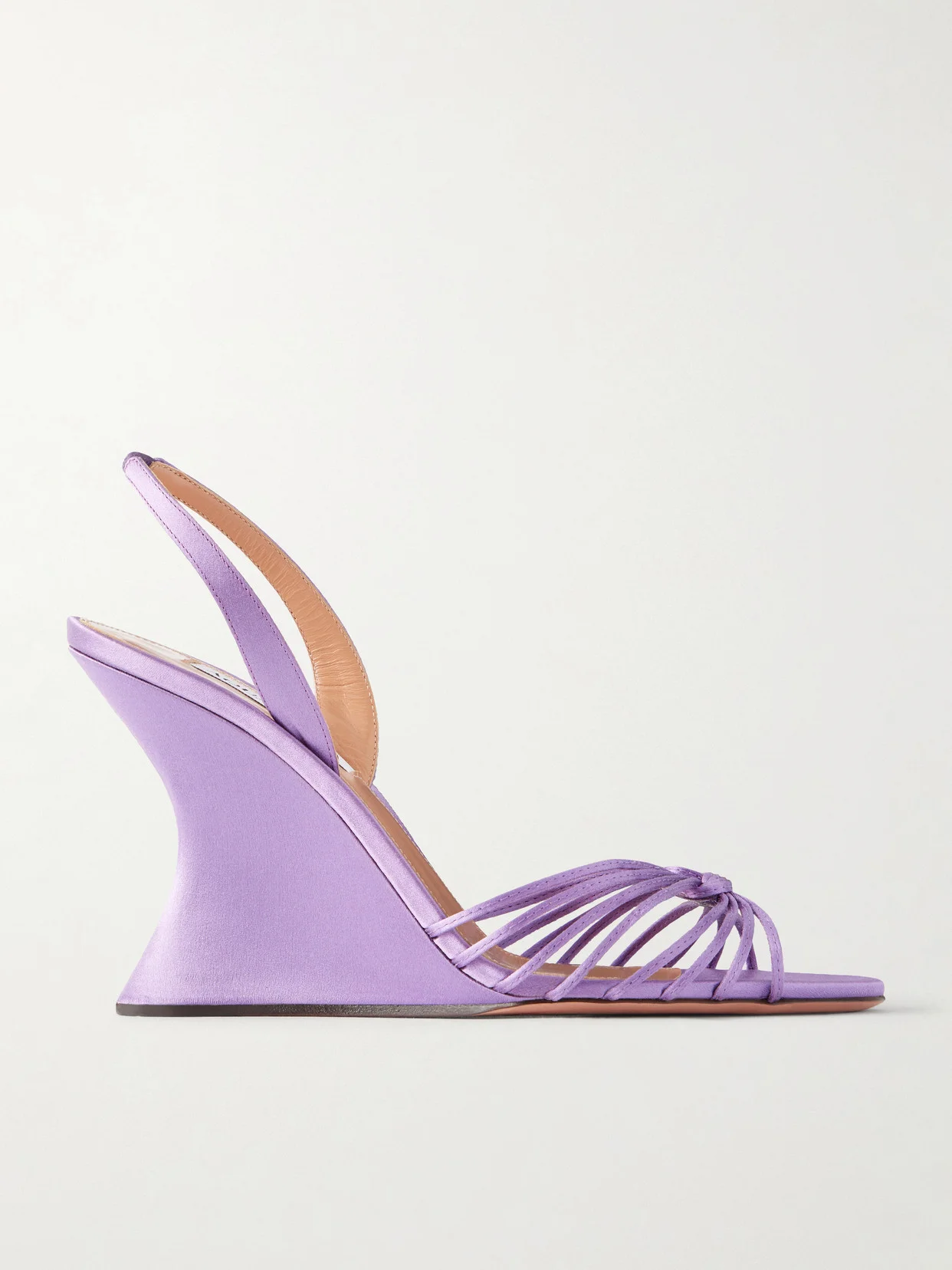 Serenity 95 Satin Wedge Sandals - 1