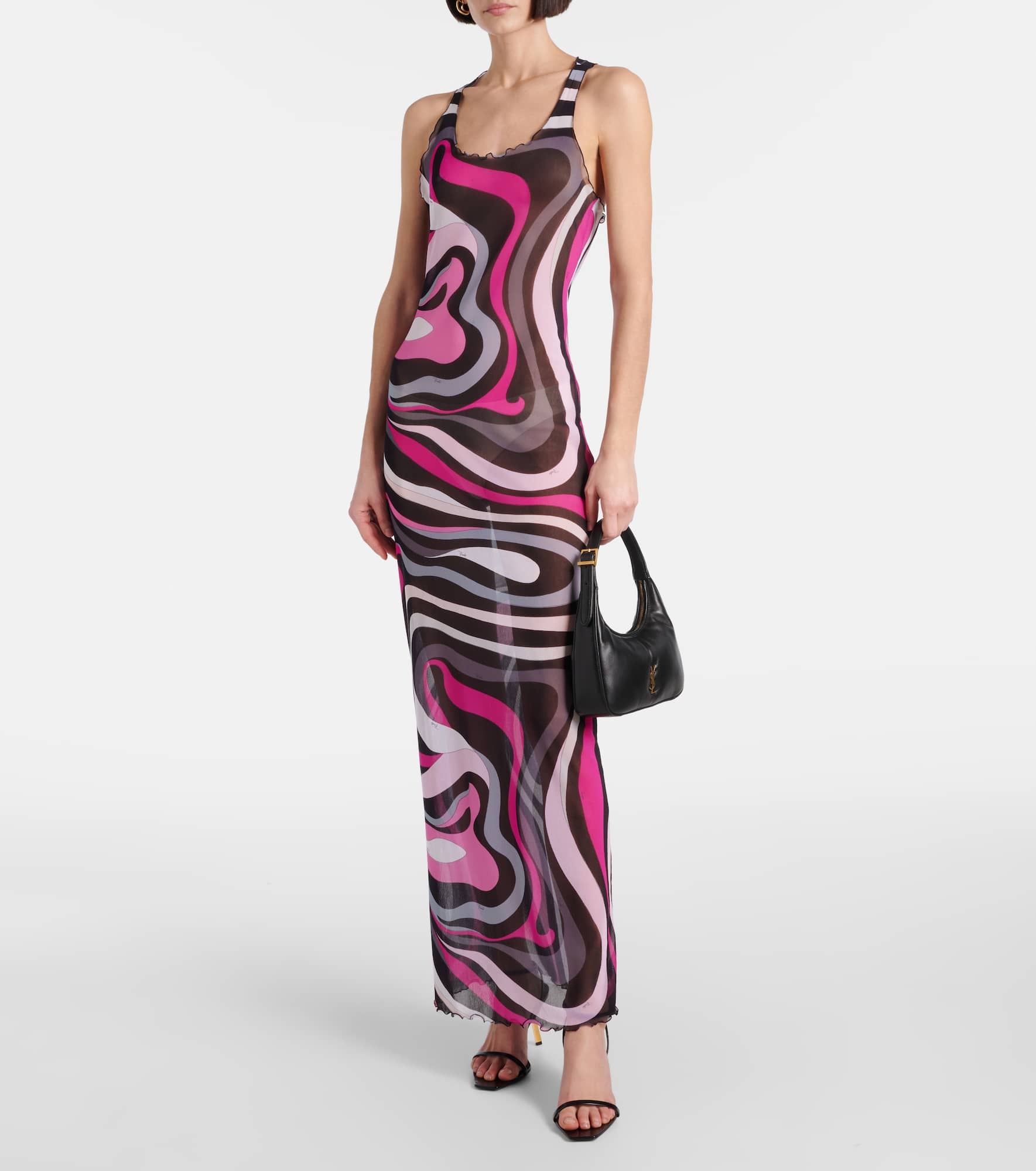 Marmo tulle maxi dress - 2