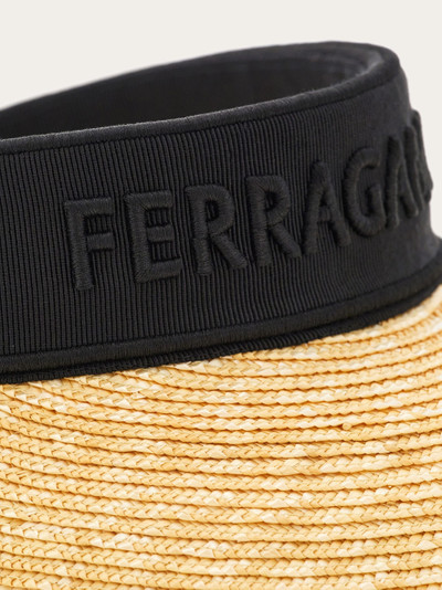 FERRAGAMO Visor with logo outlook