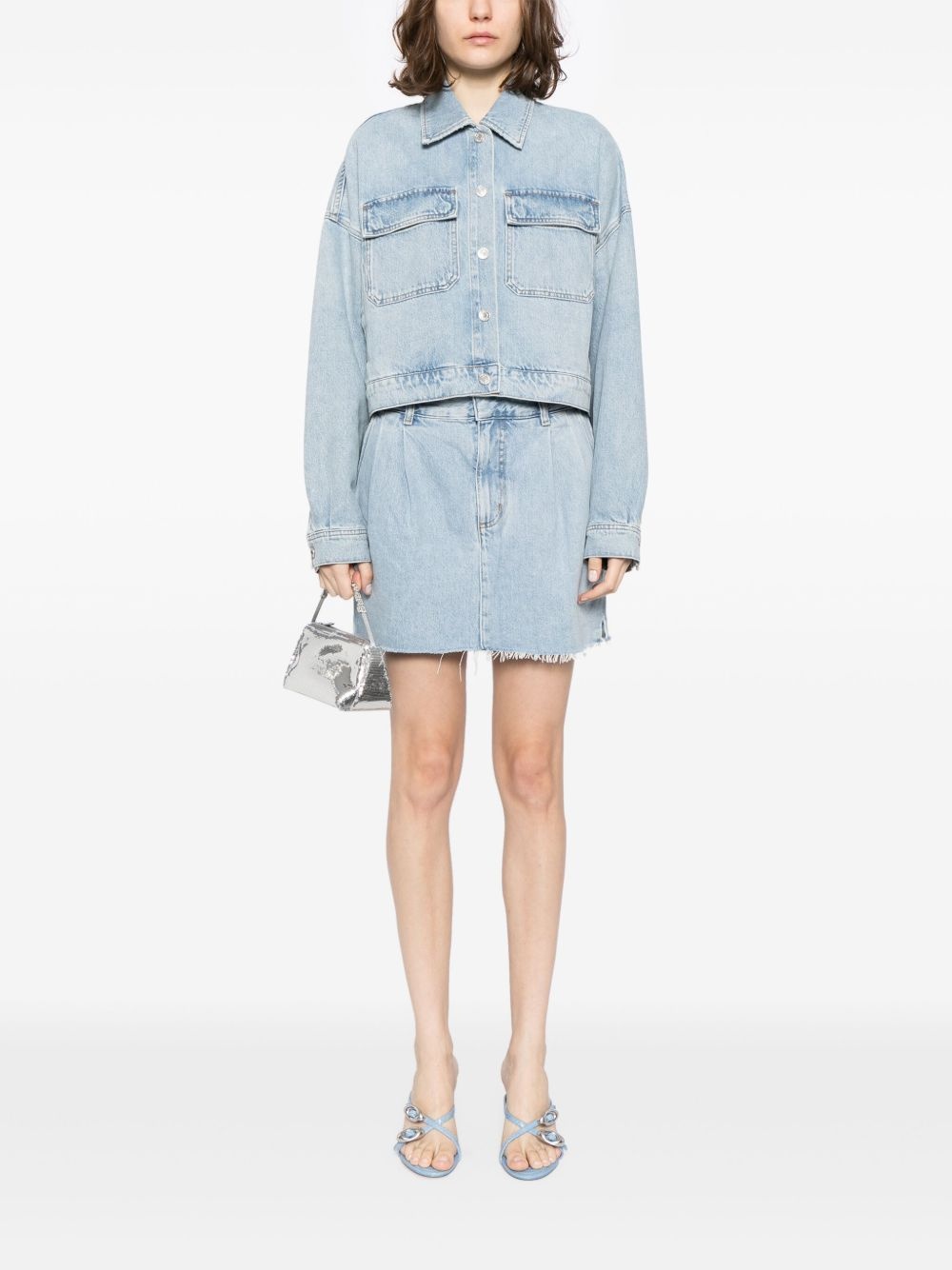 regenerative cotton denim jacket - 2