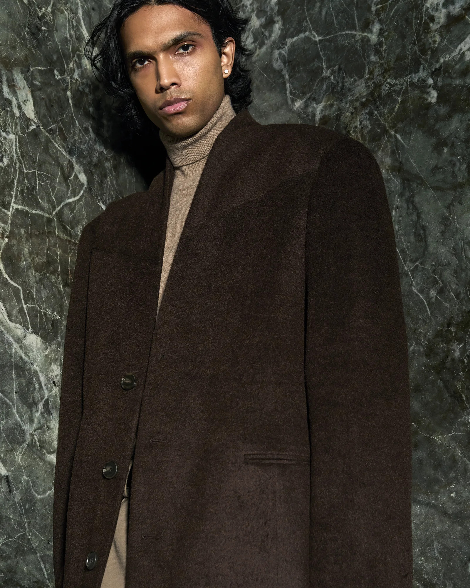 MUTE COAT BROWN - 6