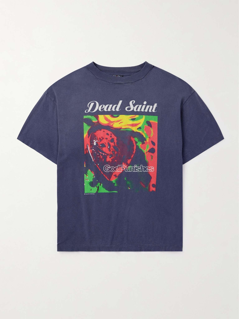 Printed Cotton-Jersey T-Shirt 1