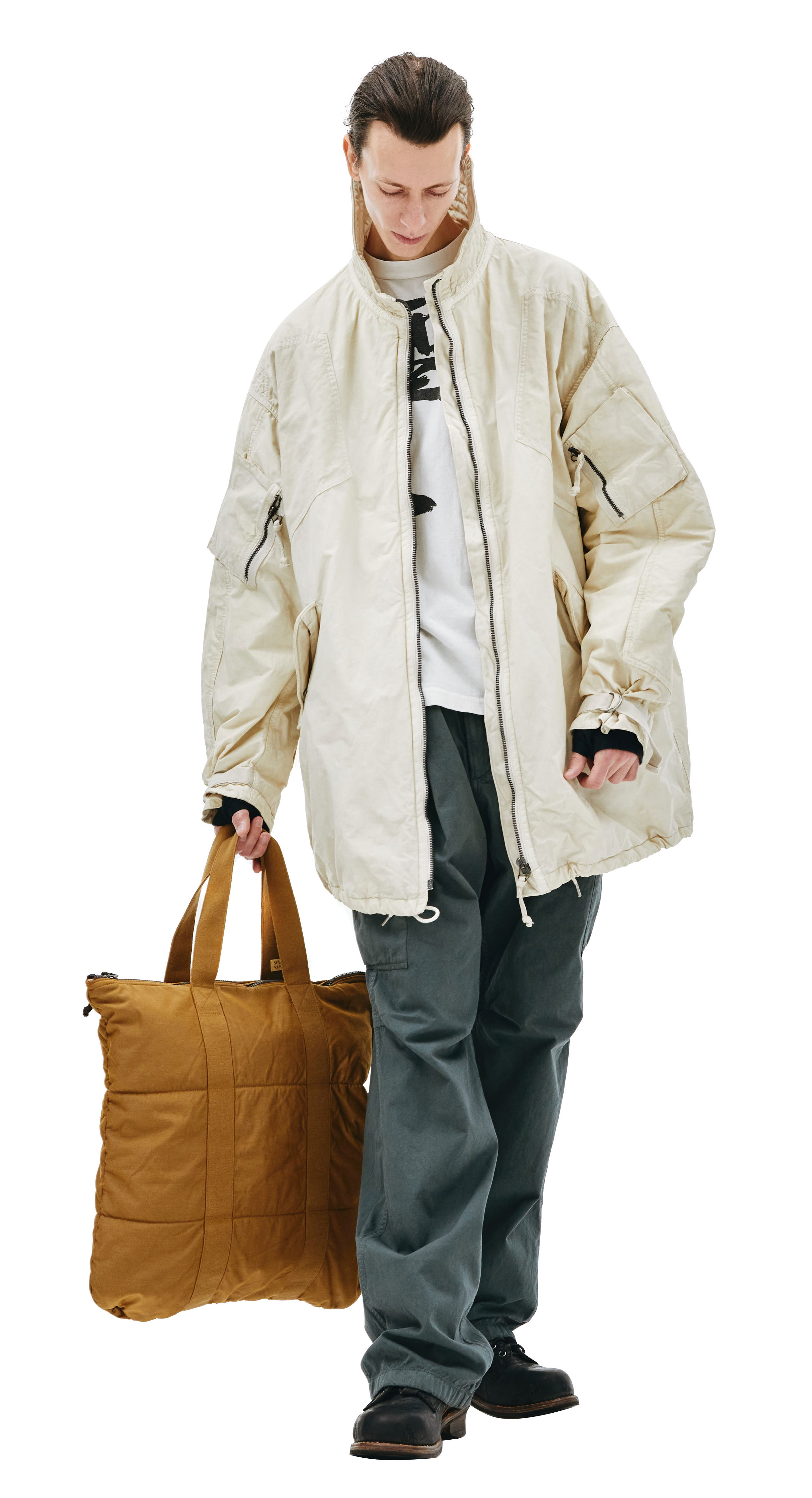 BROWN SLEEPER TOTE BAG - 7
