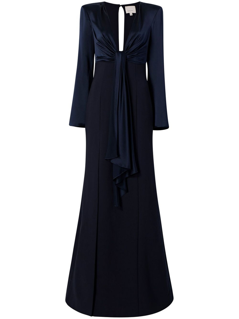 Julianne knot-detail gown 1