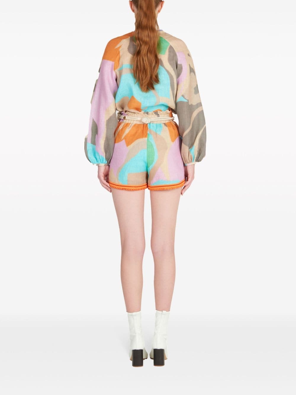 Giorgio abstract-print shorts - 3