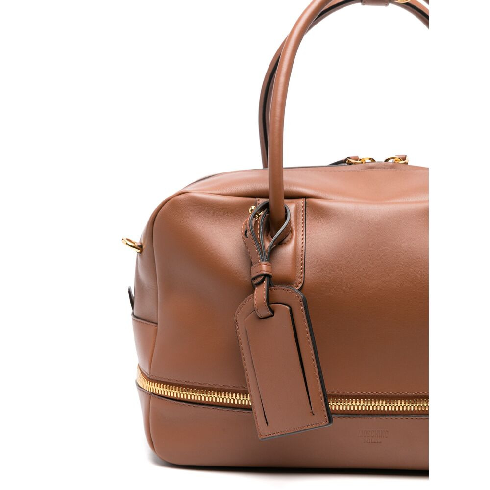 Moschino Brown Tote Bags Women - 4