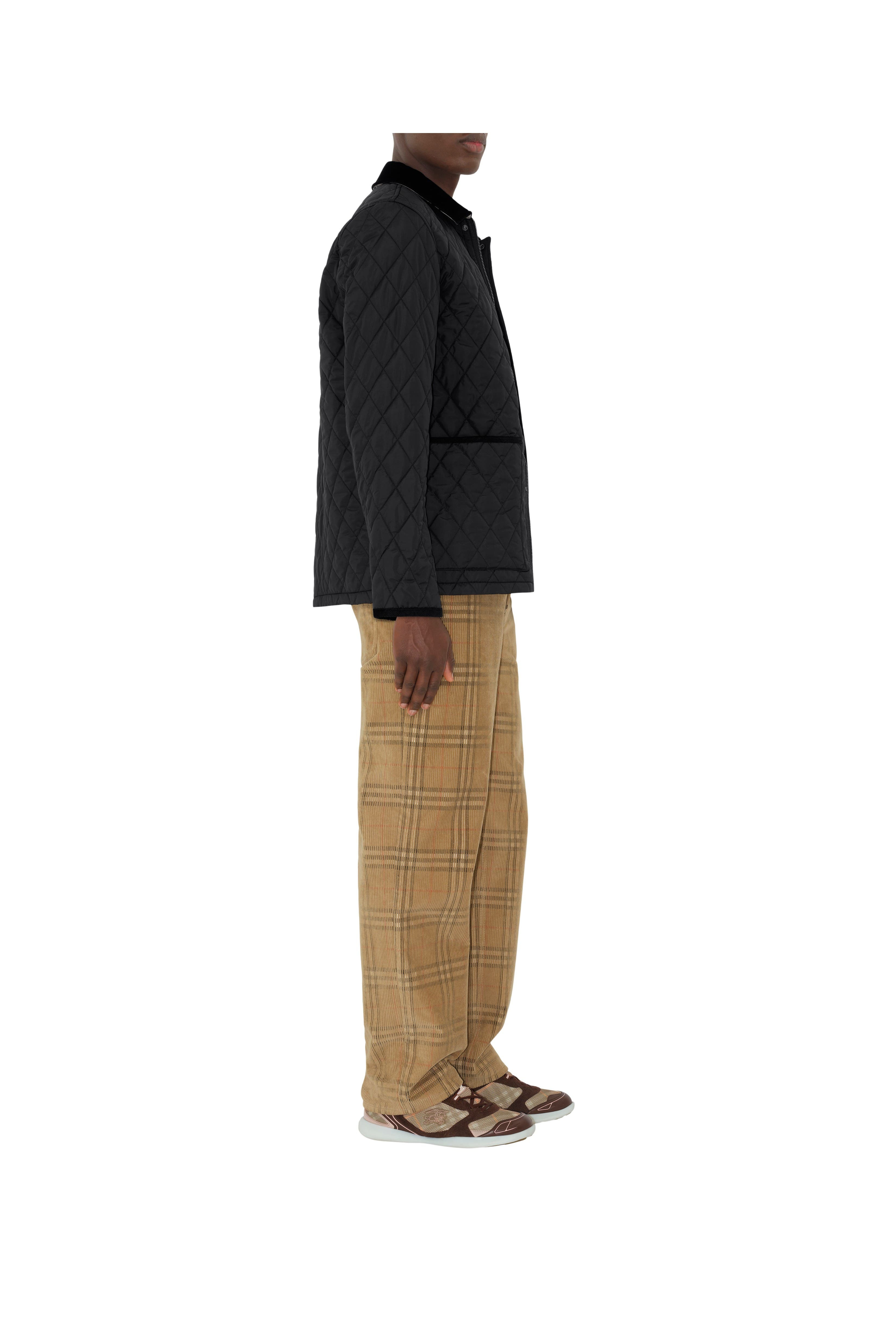 burberry Quilted Nylon Barn Jacket in Black at Nordstrom - 3