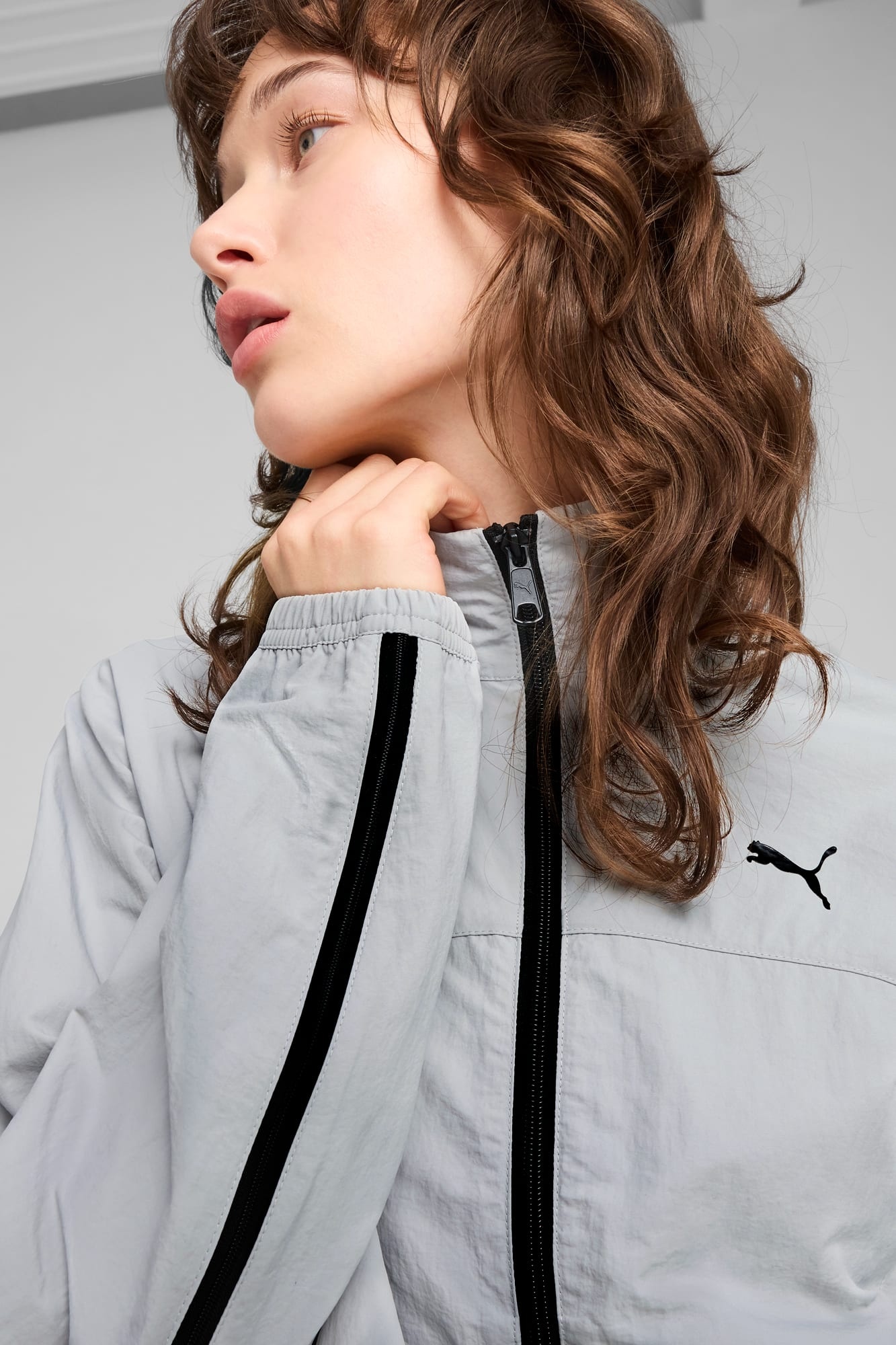 DARE TO Women's Oversized Full-Zip Woven Jacket - 7
