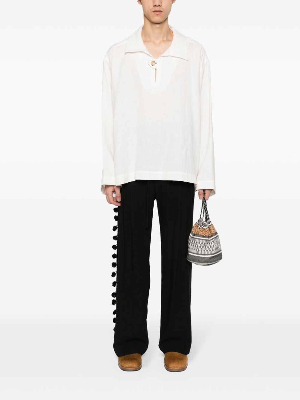 Menelik drop-crotch trousers - 2