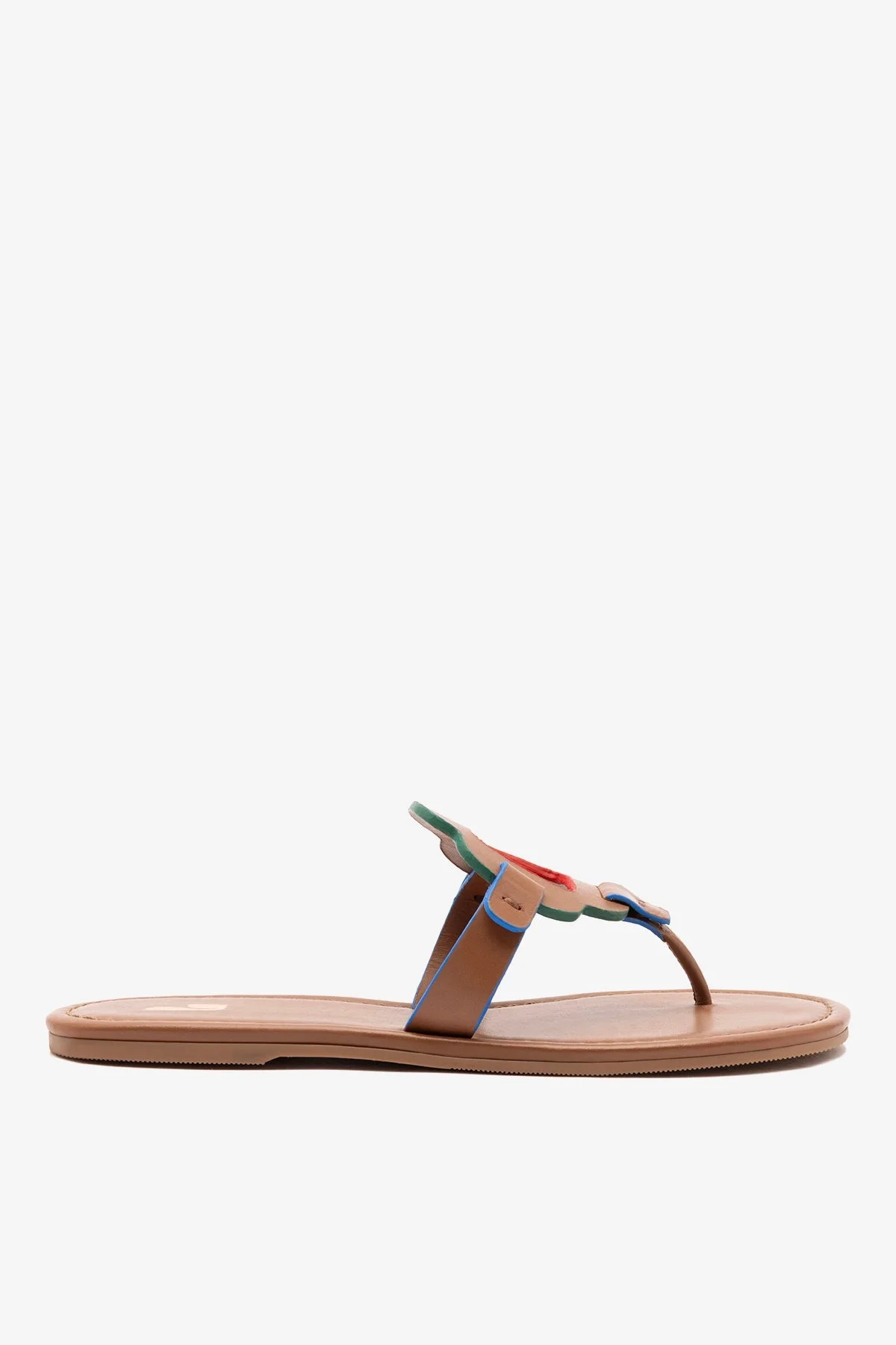 Margherita Thong Sandal In Caramel Leather - 1