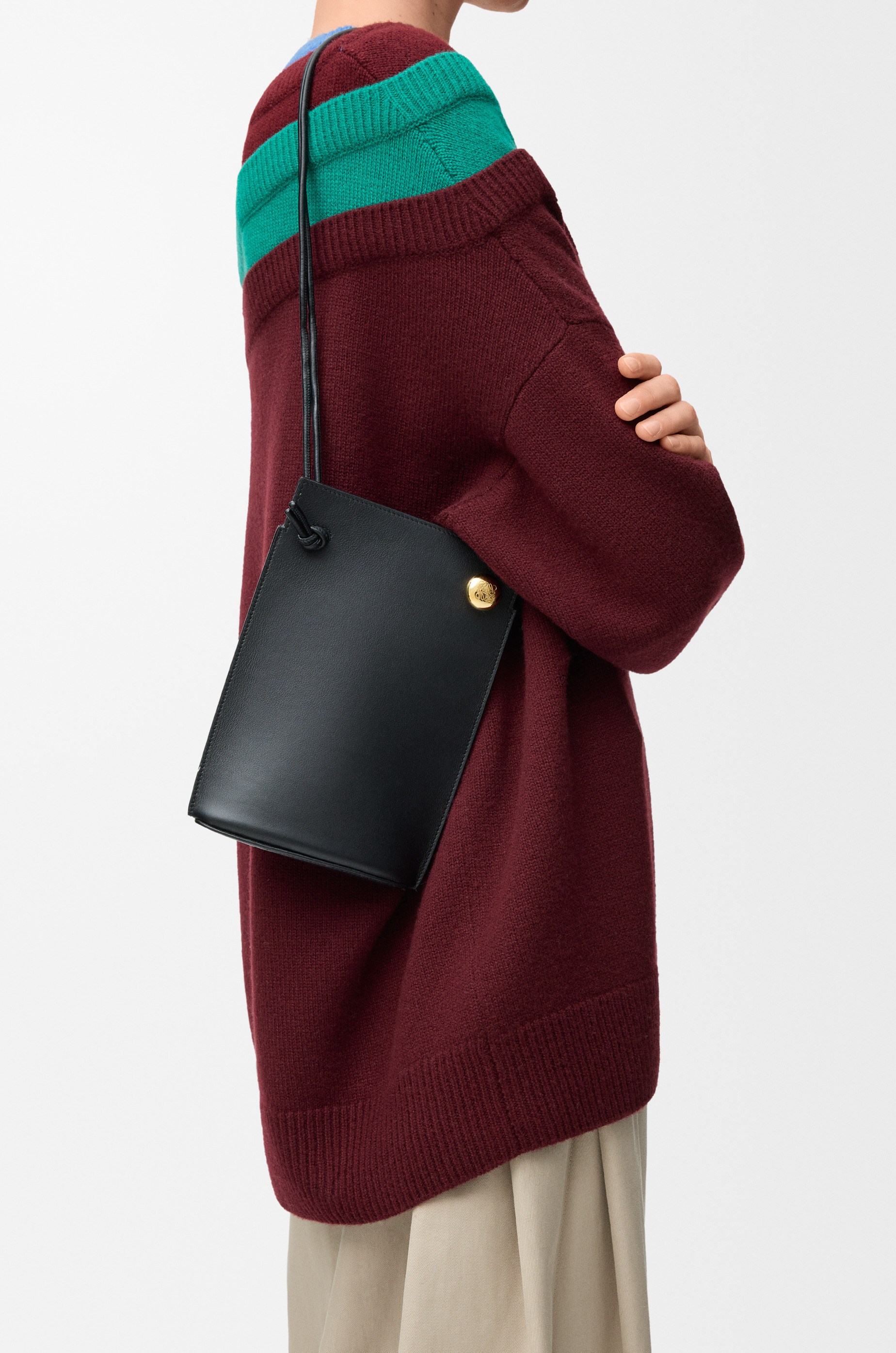 Pebble Dice pocket in classic calfskin - 3