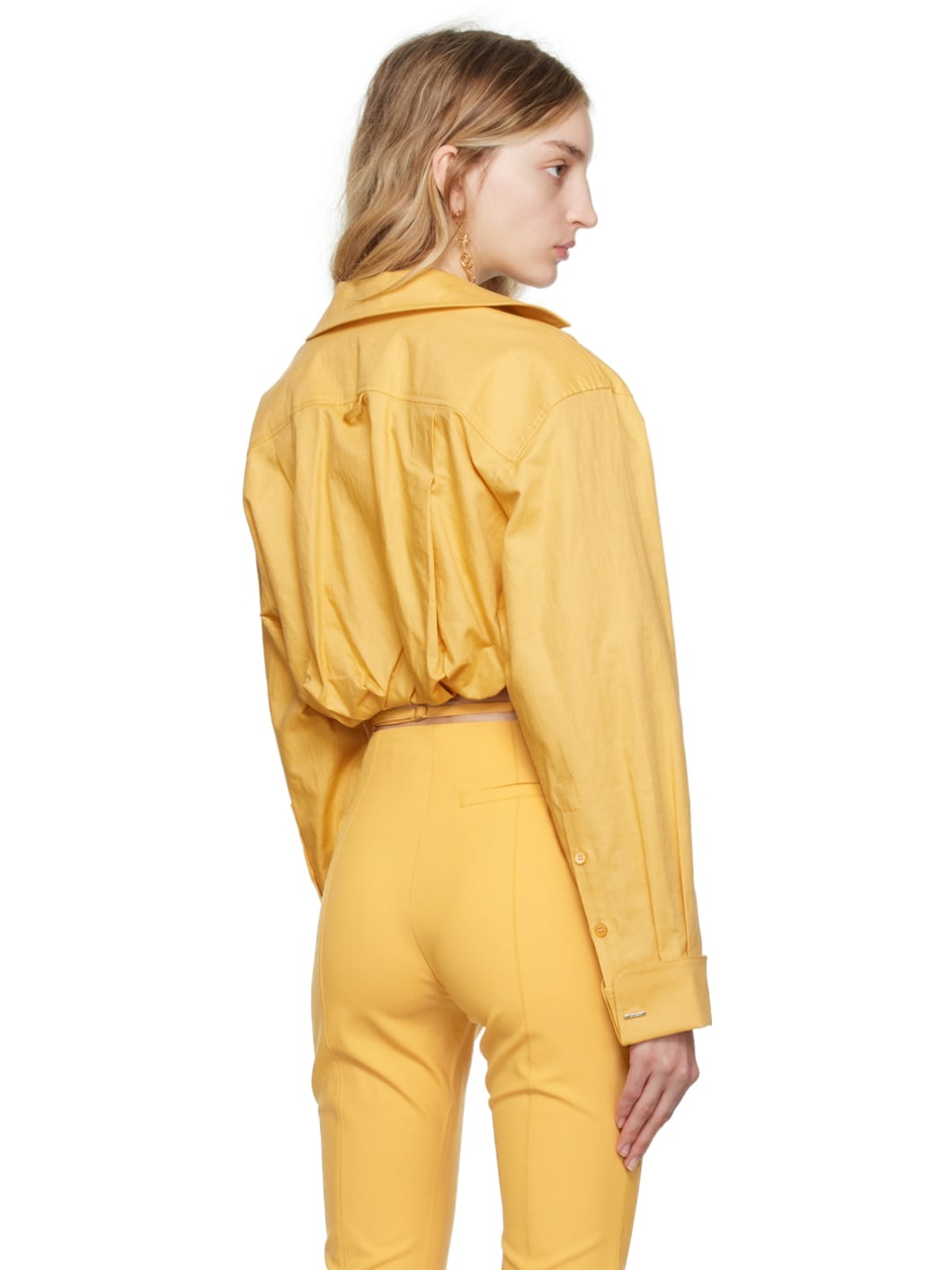Yellow Le Raphia 'La Chemise Machou' Shirt - 3