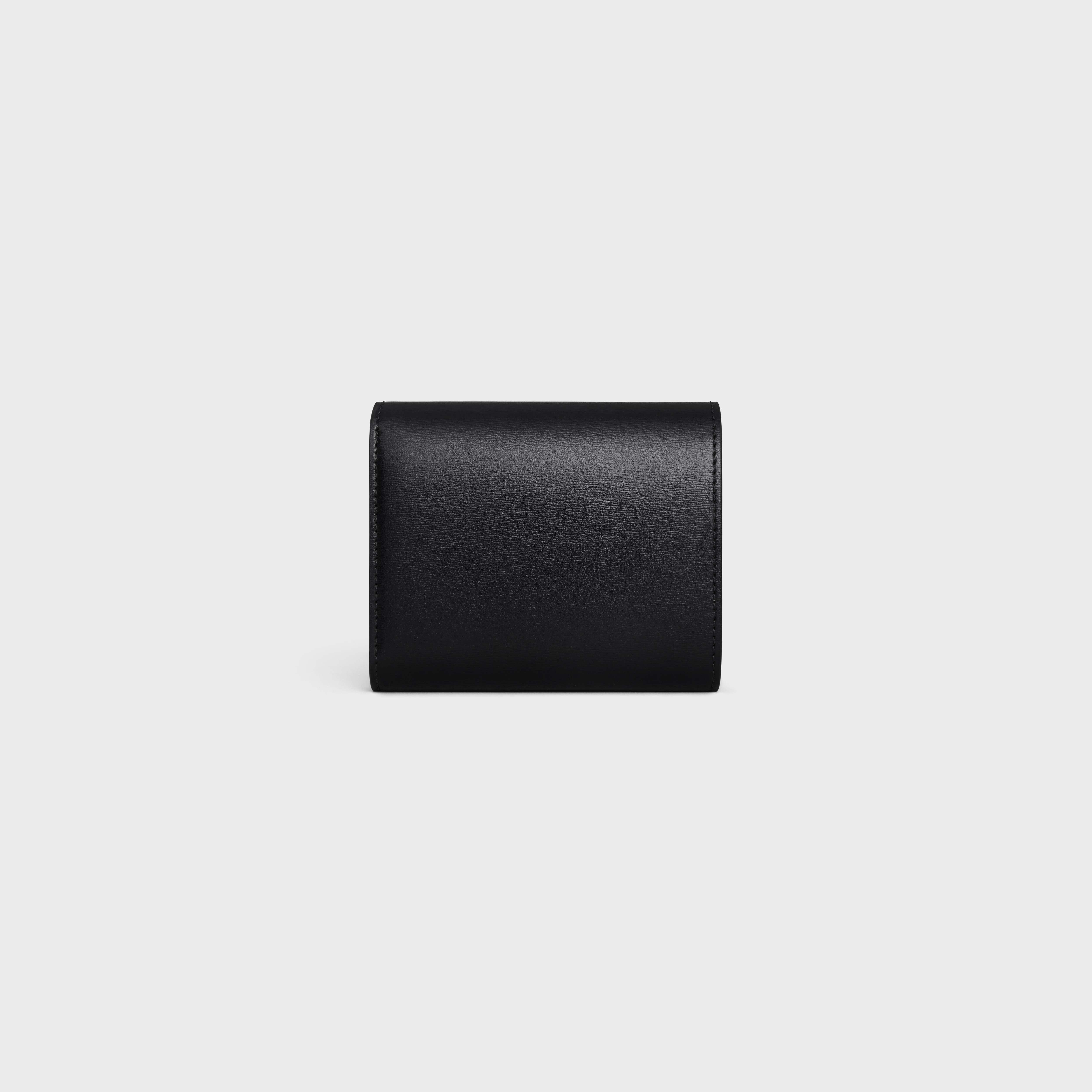 Small Flap Wallet TRIOMPHE in Shiny calfskin - 3
