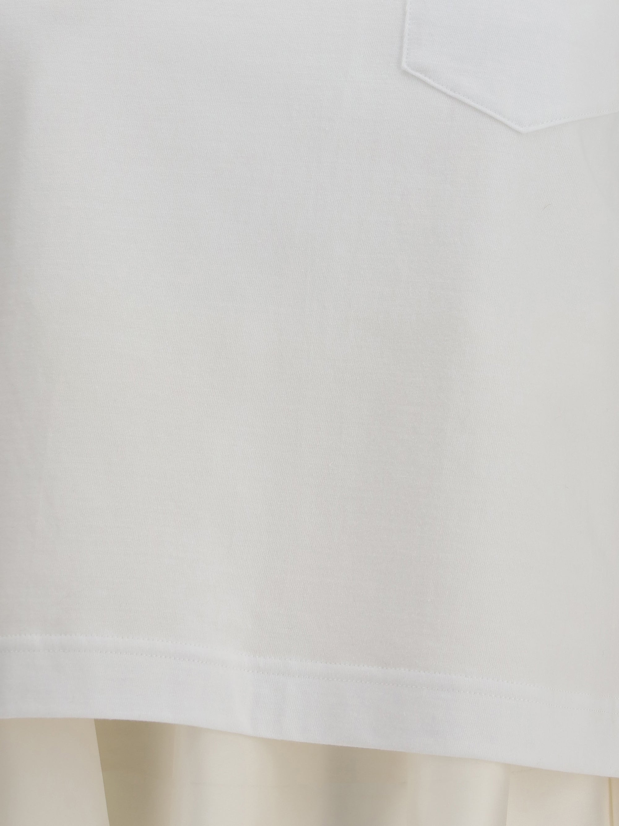 Sacai Women Jersey T-Shirt With Polyester Detail - 3