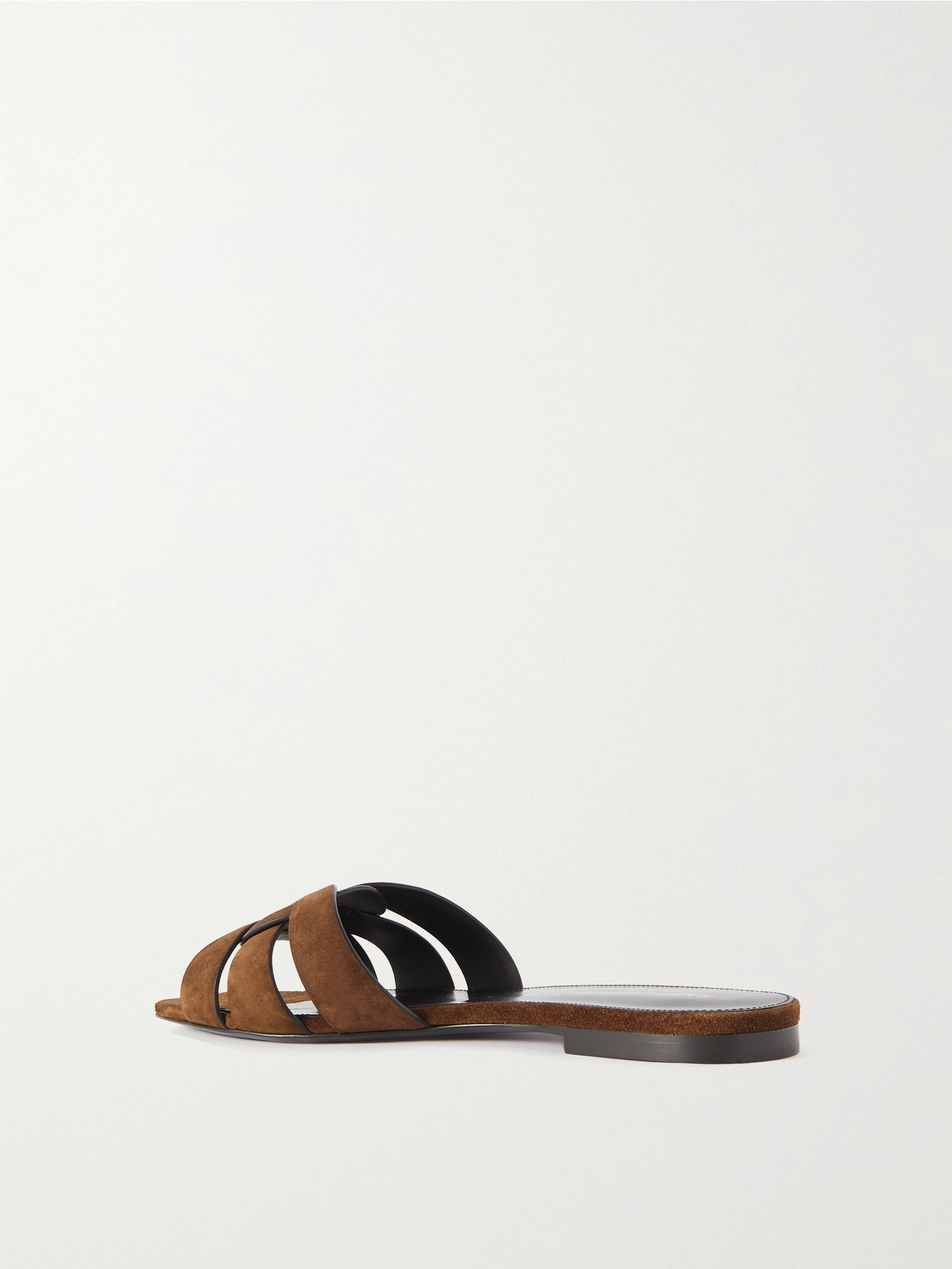 Tribute woven suede slides Brown - 3