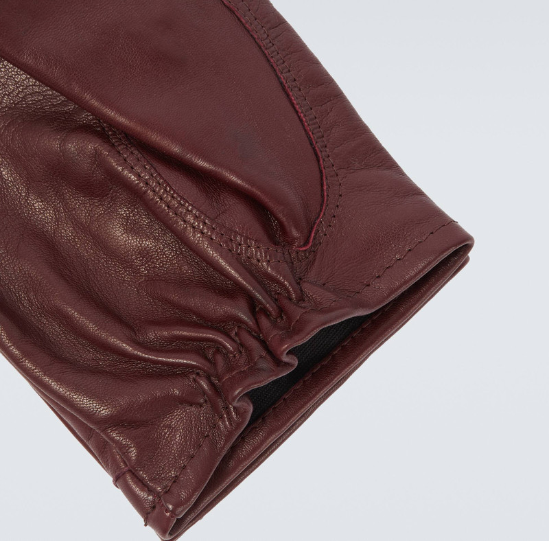 Our Legacy Biker leather fingerless gloves outlook