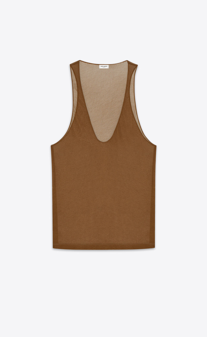 sheer tank top in jersey 1