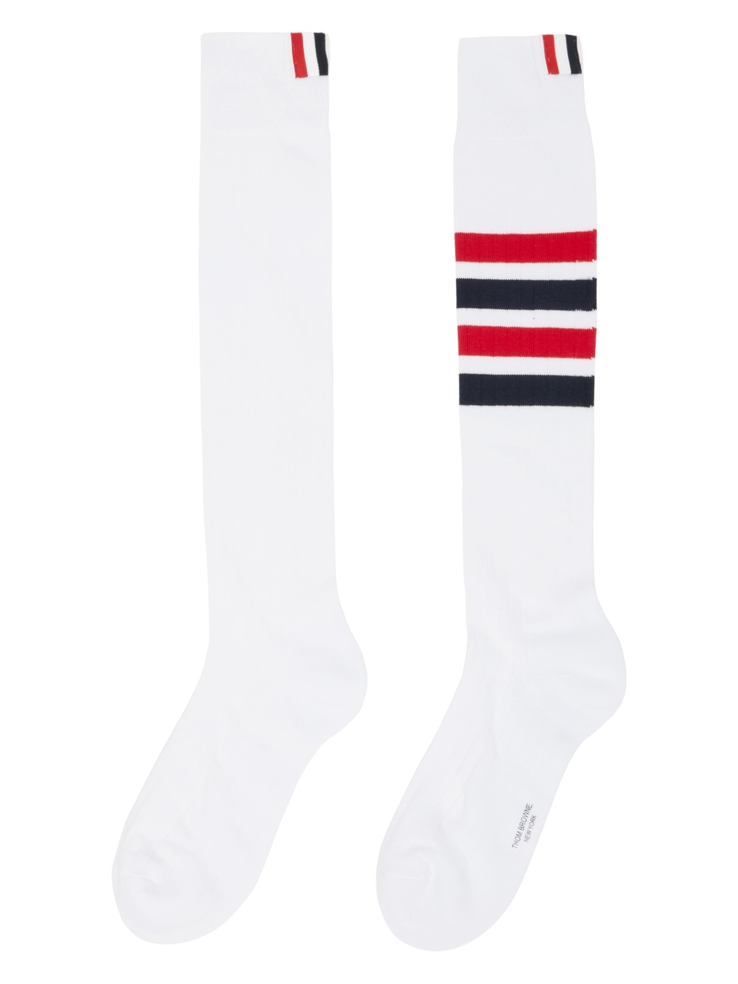 White Striped Socks - 2