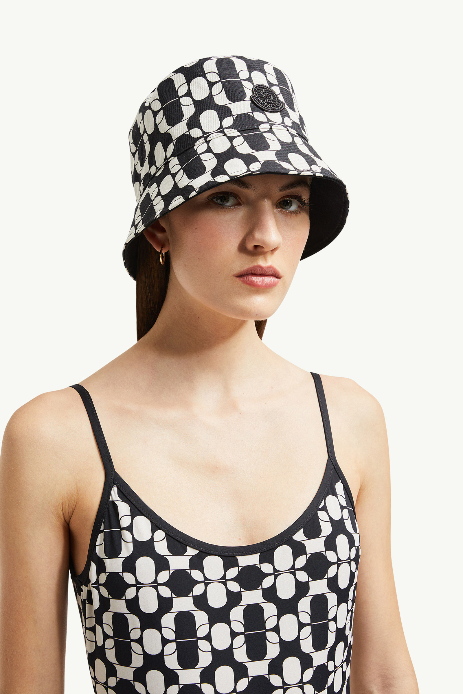 Geometric Print Swimsuit - 4