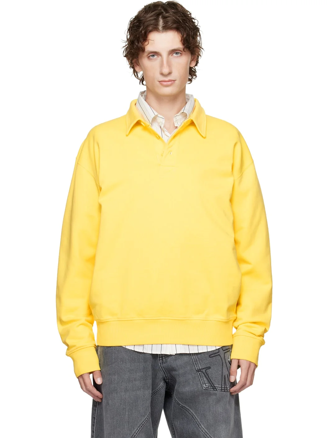 Yellow Rugby Polo - 1